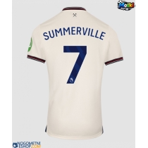 Moški Nogometni dresi West Ham United Crysencio Summerville #7 Gostujoči 2025-26 Kratek Rokav